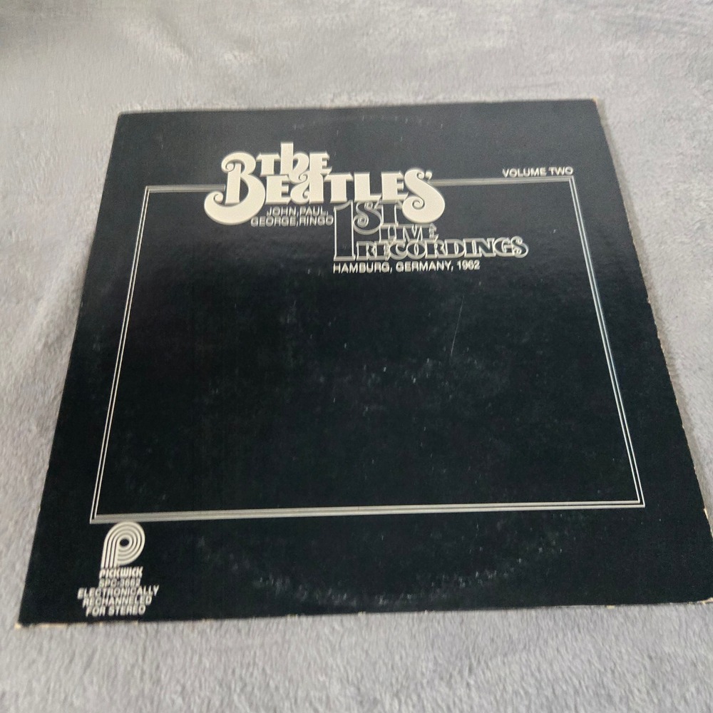 The Beatles 1st Live Recordings Hamburg 1962 Vol 2 Vinyl LP Pickwick SPC-3662